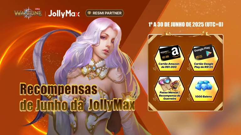 Ganhe Grandes Prêmios no Evento de Recompensas de Junho do Wartune Ultra