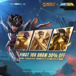 Mobile Legends: Bang Bang x Saint Seiya Brand Collaboration – Super Discount 50% on MLBB Diamonds