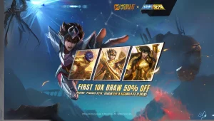 Mobile Legends: Bang Bang x Saint Seiya Brand Collaboration – Super Discount 50% on MLBB Diamonds