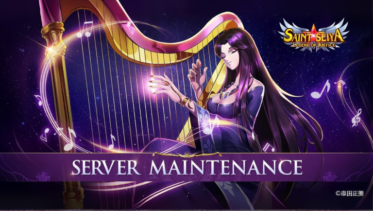 Saint Seiya: Legend of Justice Server Maintenance, Game Update & Diamond Rewards