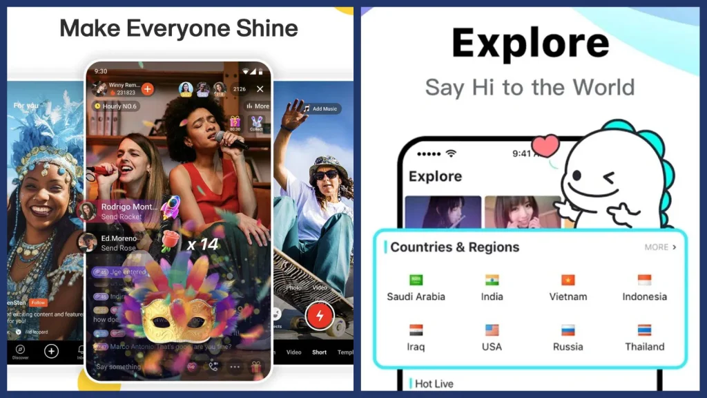 Bigo Live vs TikTok Live: Feature Comparison of the Best Video Streaming Apps for Streamers