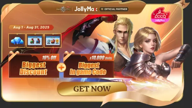 Earn Wartune Ultra's Exclusive Gaming Rewards on JollyMax 4th Anniversary Sales