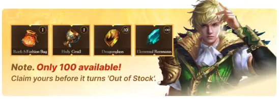 Top-up Limited Gift: $2,000 Tier Reward by Wartune Ultra