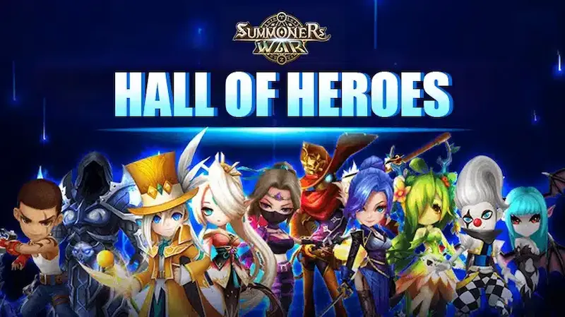 Wartune: Hall of Heroes characters