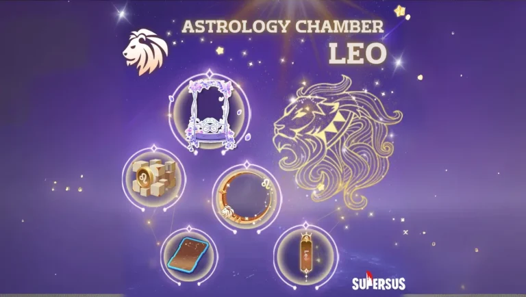 Super Sus Astrology Chamber: Leo Cosmic Rewards Game Event & Gaming Rewards