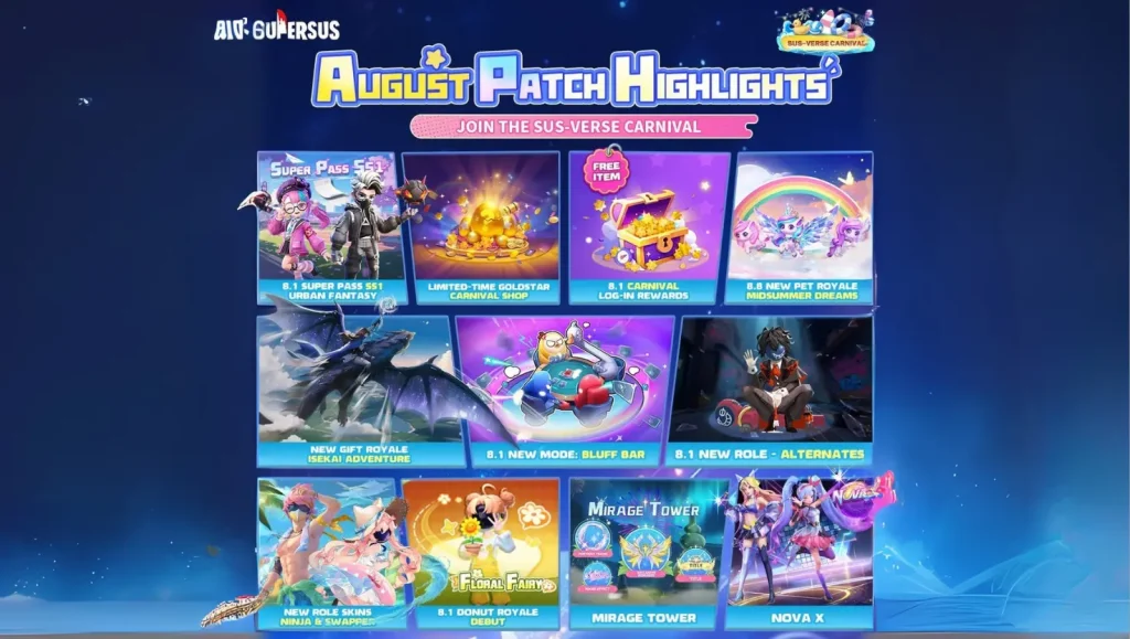 Free Super Sus Rewards and Big Sales Promotions