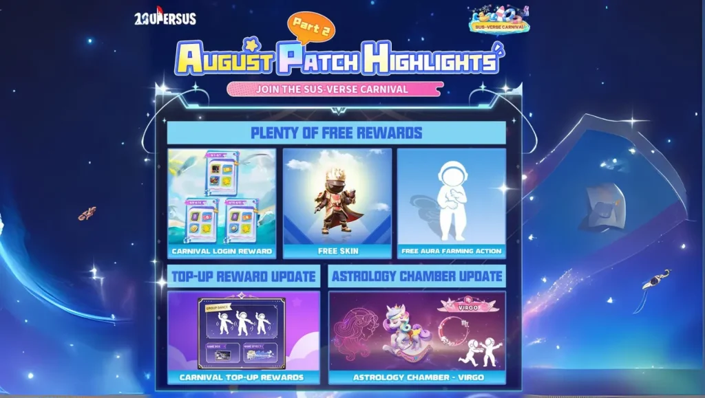Global Accessibility for the Super Sus Party Game Event