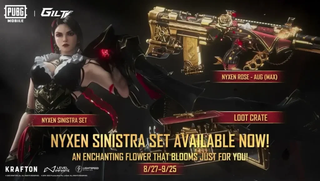 How to Acquire the Nyxen Sinistra Set in PUBG Mobile