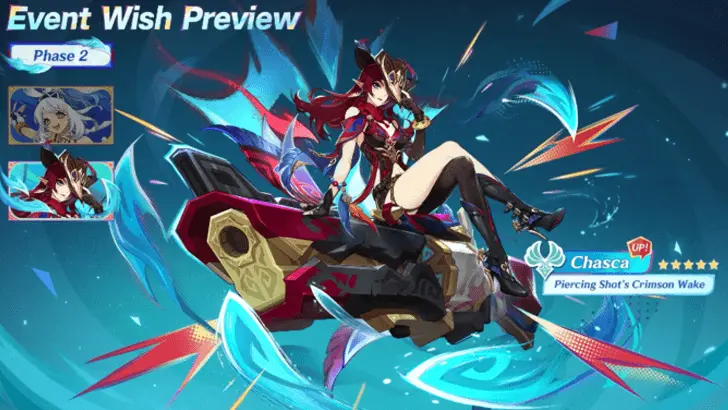 Genshin Impact Game Character Banner: Chasca