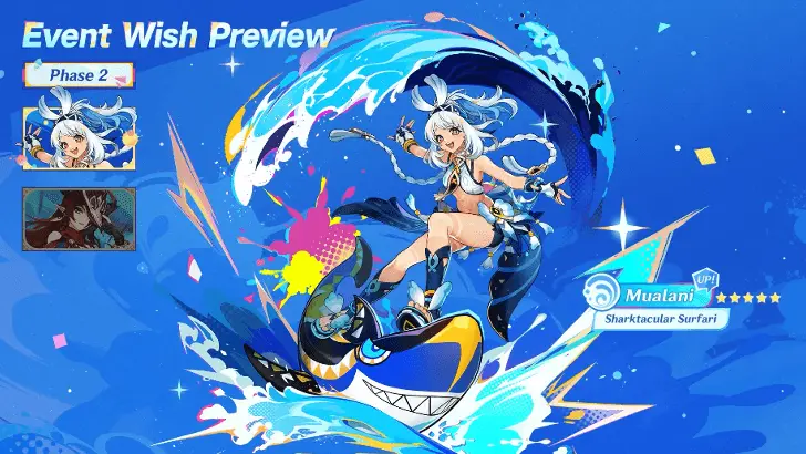 Genshin Impact Game Character Banner: Mualani