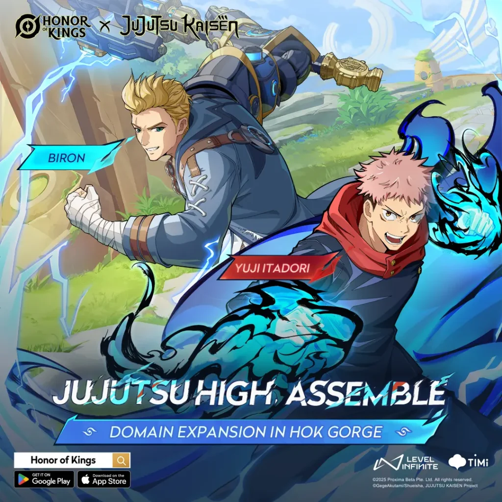 How to get new Jujutsu Kaisen skins in Honor of Kings (HoK) game?