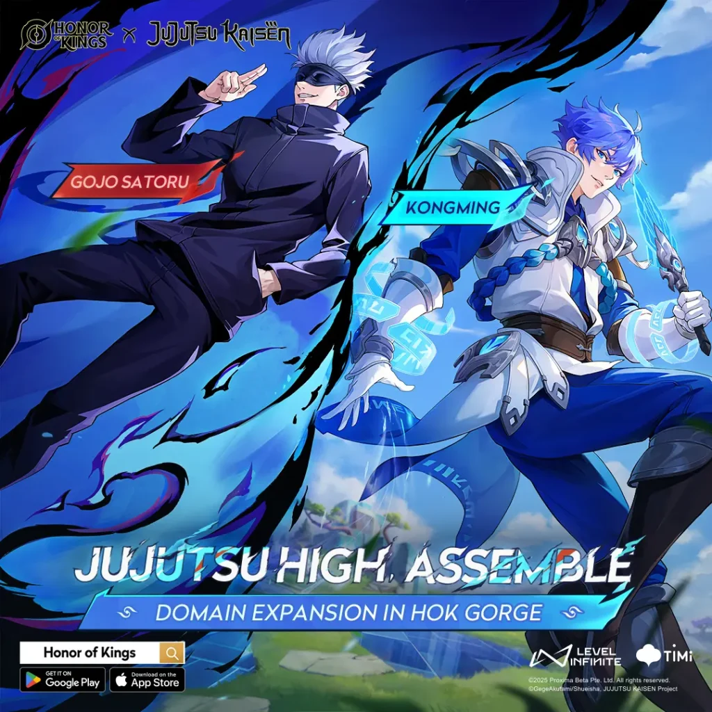 How to top up Honor of Kings (HoK) game on JollyMax official website for new Jujutsu Kaisen skins?