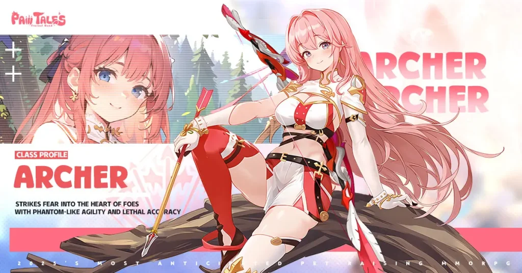 The Archer Class of Game Characters in Paw Tales: Eternal Bond