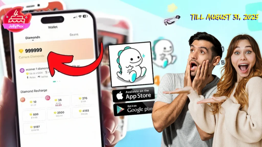 Claim Bigo Live Giveaway in JollyMax Anniversary App Event