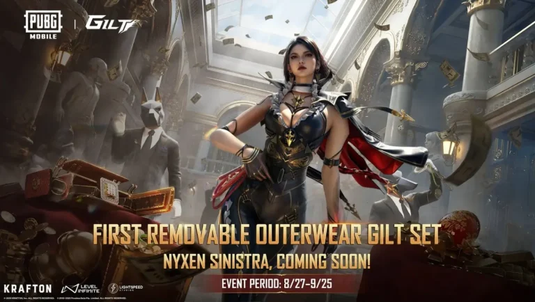 PUBG Mobile Game Update: Nyxen Sinistra Gilt Set & Spectral Admiral Set Launch in the Battle Royale FPS Game