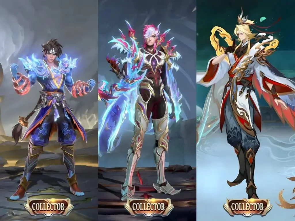 Mobile Legends: Bang Bang's Collector Skins of Hero Yin, Aamon, and Xavier for October to December 2025