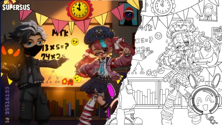 Super Sus Super Pass SS1 Coloring Challenge – Win Golden Stars and Gaming Rewards!