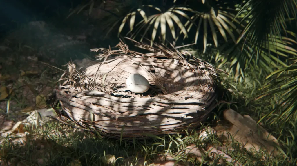 How does the mechanic of strange eggs works in the brand crossover event collaborated between Delta Force and Goose Goose Duck?