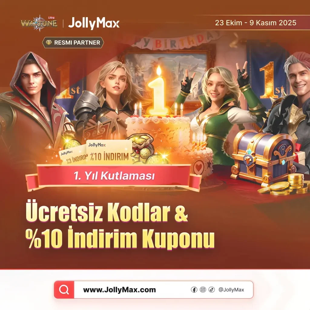 Wartune Ultra Lansman Yıldönümü İndirimi: Ücretsiz Hediye Paketleri, Hızlı Satış ve Etkinlik Ödülleri