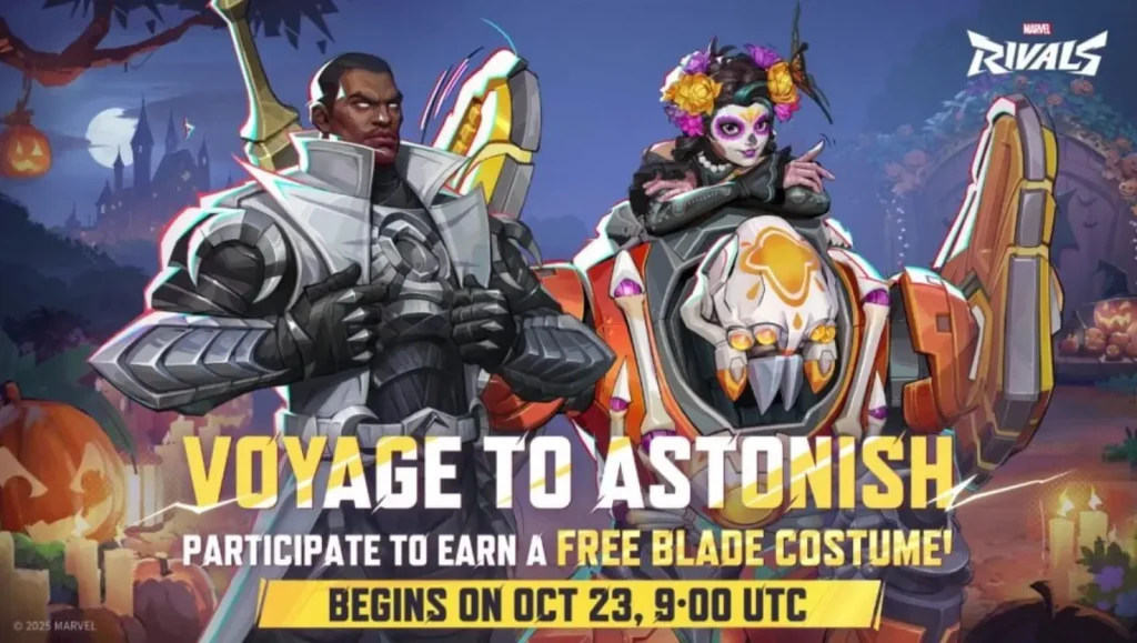Get the Free Blade Knight Skin in Marvel Rivals Halloween Event