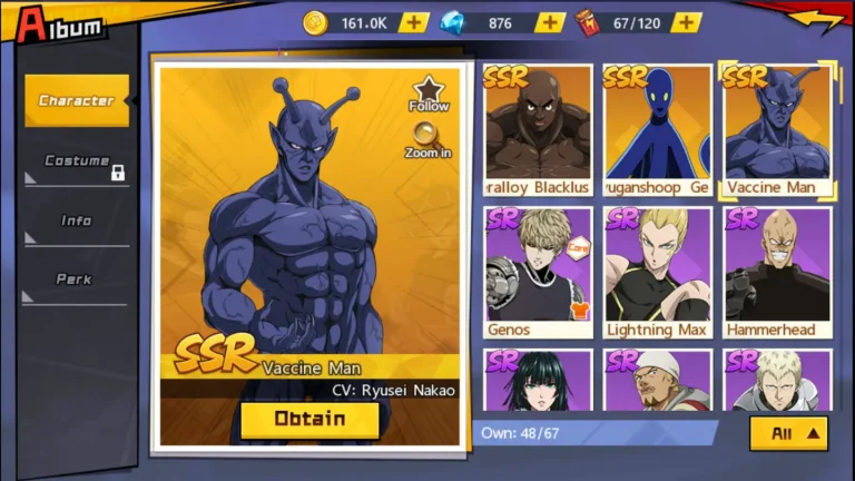 2025 Game Guide to Character Tier List of One-Punch Man: The Strongest