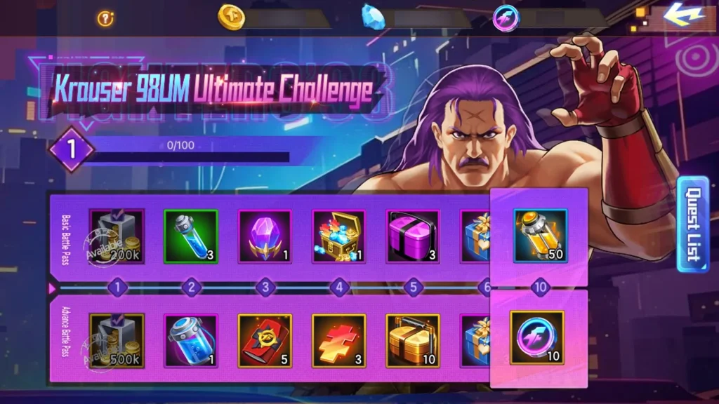 KOF98 UM OL's Top-up Event with Super Discounts for Updated Game Function