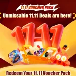 Voucher Packs with Discount Coupons & Special Rewards for 11.11 Sale in 2025