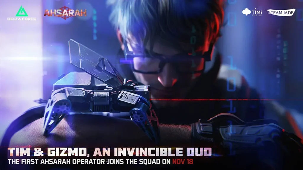 Key Abilities & Skills of Operator Gizmo in Delta Force Season 7 which is branded "Ahsarah" and launches on November 18, 2025