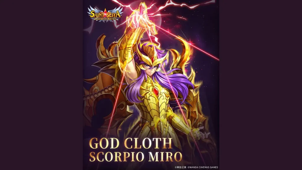 Character Spotlight: God Cloth Scorpio Miro in Saint Seiya