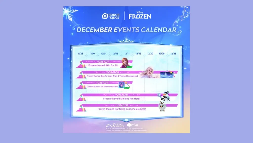 Event Calendar and Special Rewards