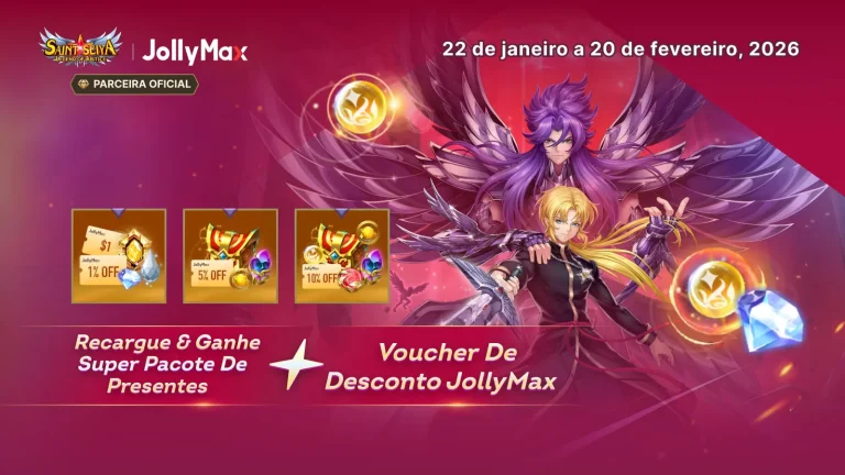 Evento de Saint Seiya: Legend of Justice oferece recompensas especiais e descontos em recargas