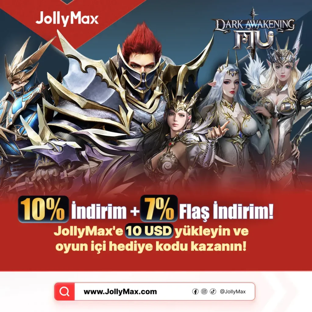 JollyMax Resmi Web Sitesinde MU: Dark Awakening İçin Yükleme Etkinlikleri ve İndirimler