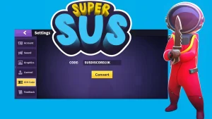 Super Sus Gift Codes for March 2026 to Redeem Gaming Rewards
