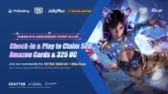 PUBG Mobile 8th Anniversary Sale: Earn Points for PUBGM Rewards of Free PUBGM UC, Discount Vouchers & Amazon Gift Cards