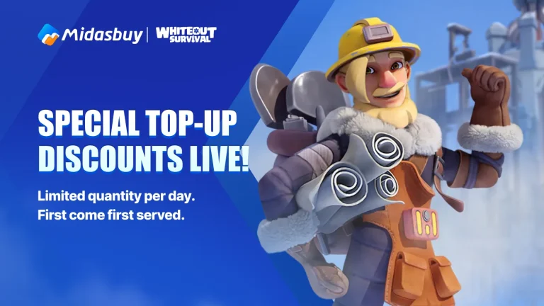 Limited 5% Off Whiteout Survival Top-up: WOS Game Discount Event