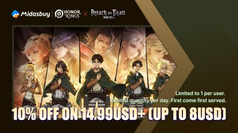 Exclusive Honor of Kings x Attack on Titan Top-Up Event: Get 10% OFF!