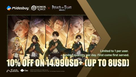 Exclusive Honor of Kings x Attack on Titan Top-Up Event: Get 10% OFF!