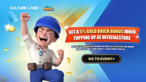 Last War × Cultureland Cashback Event: Get 10% Culture Cash Back