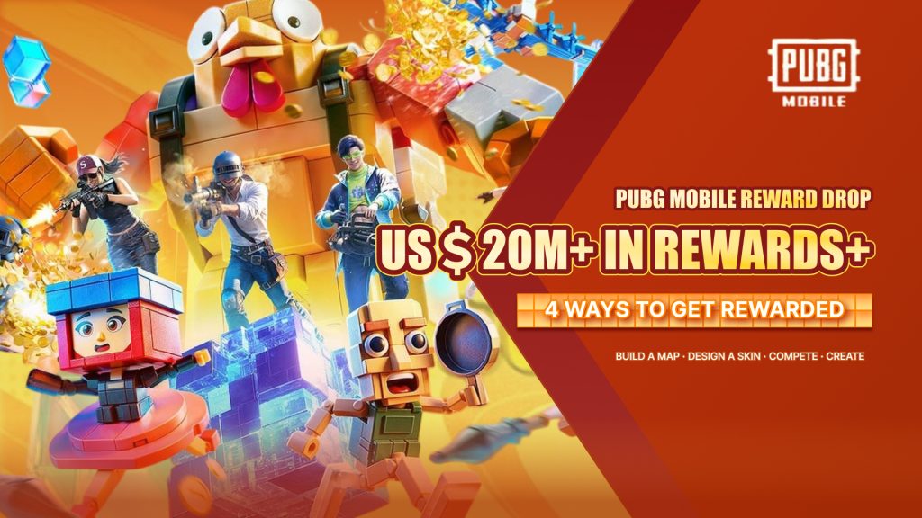 PUBG MOBILE Reward Drop: 4 Ways to Earn From US$20M+ in Rewards