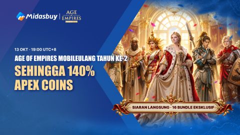 Age of Empires Mobile 2nd Anniversary 2026: Up to 140% Apex Coins, Livestream & 16 Exclusive Bundles