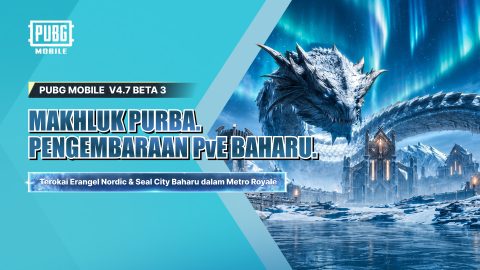 PUBG MOBILE V4.7 Beta 3 featuring the Ancient Beast event in Nordic-themed Erangel and the new Seal City PvE map in Metro Royale