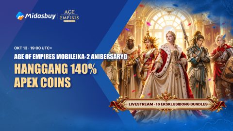 Age of Empires Mobile 2nd Anniversary 2026: Up to 140% Apex Coins, Livestream & 16 Exclusive Bundles