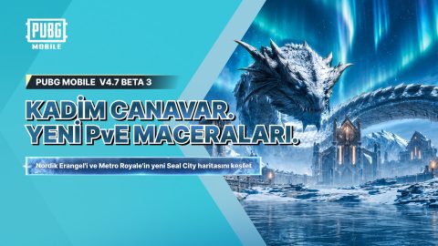 PUBG MOBILE V4.7 Beta 3 featuring the Ancient Beast event in Nordic-themed Erangel and the new Seal City PvE map in Metro Royale