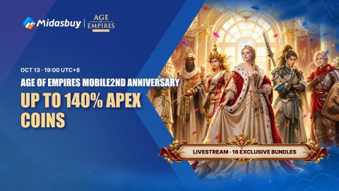 Age of Empires Mobile 2nd Anniversary 2026: Up to 140% Apex Coins, Livestream & 16 Exclusive Bundles