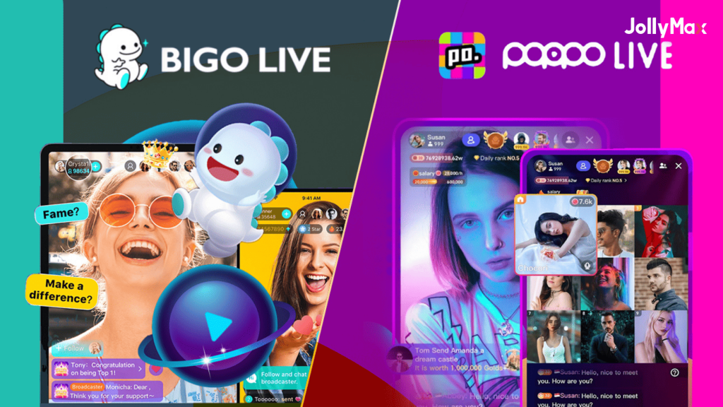 Bigo live vs Popo Live